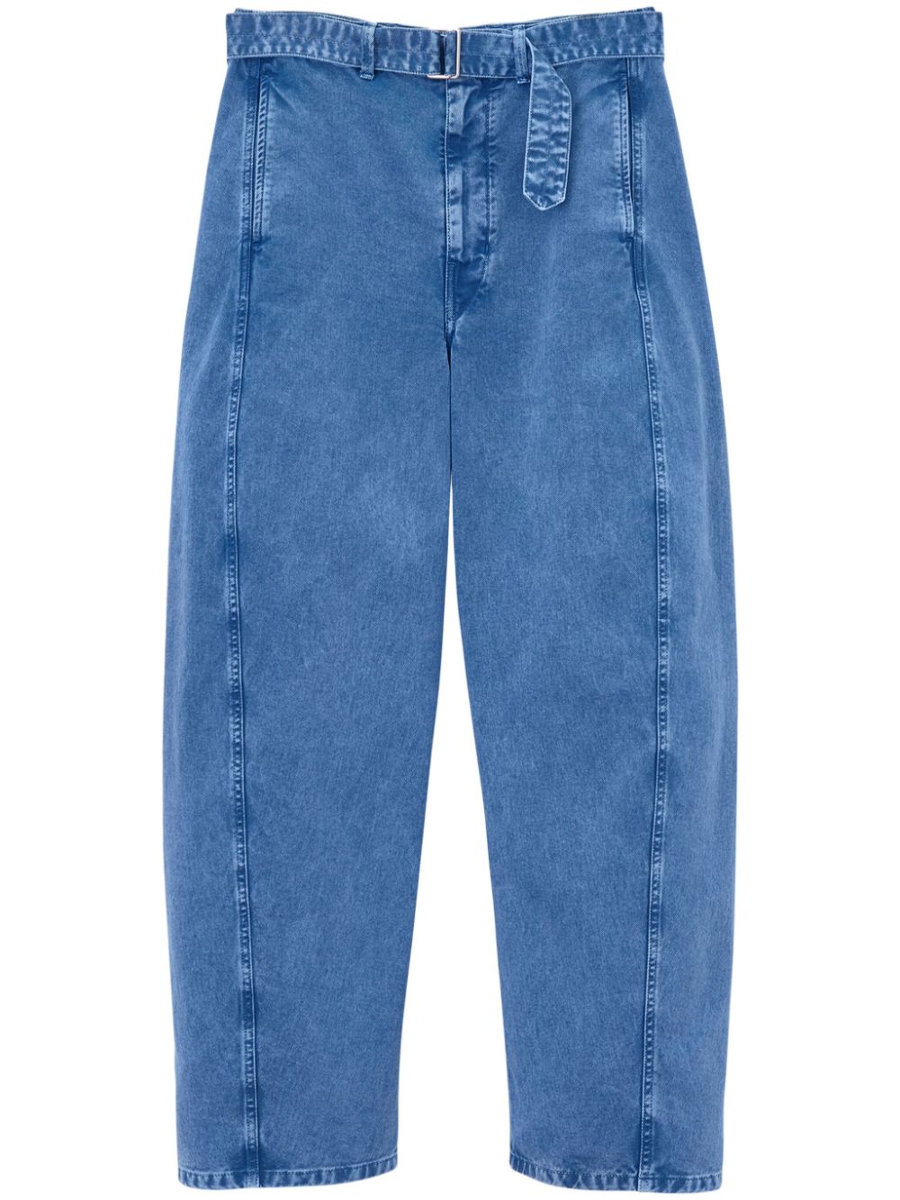 LEMAIRE Belted straight-leg Jeans Blue Men Regular & Straight-Leg Jeans Maison-Kitsune