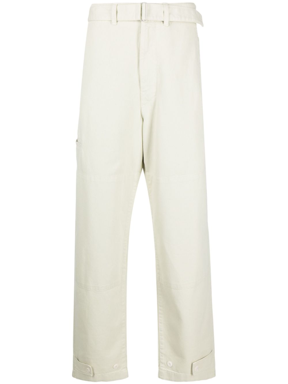 LEMAIRE Belted straight-leg Jeans Green Maison-Kitsune Men Regular & Straight-Leg Jeans