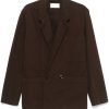Men Blazers Maison-Kitsune LEMAIRE Workwear Blazer Brown