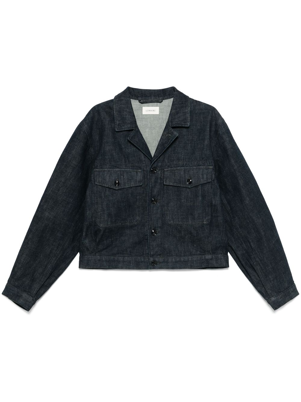 Maison-Kitsune Denim Jackets Men LEMAIRE Trucker Jacket Blue