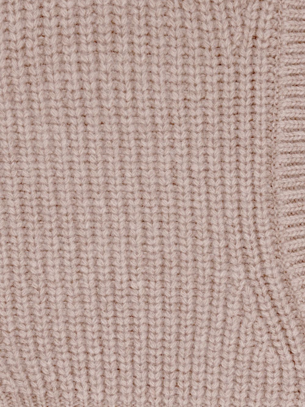 Men Hats Maison-Kitsune LEMAIRE ribbed-knit Lambs Wool Balaclava Neutrals