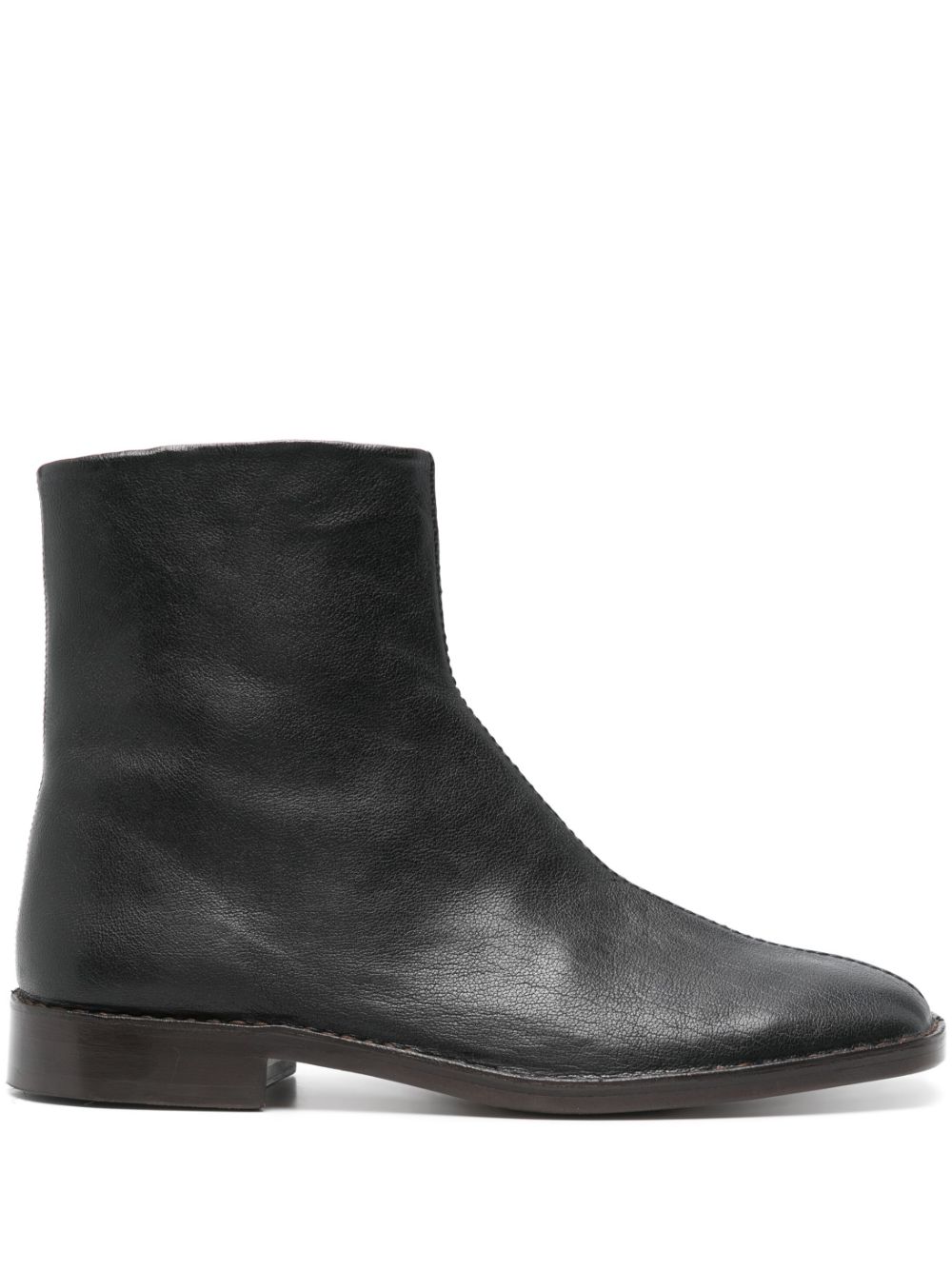 LEMAIRE Piped Zip Boots Black Maison-Kitsune Men Boots