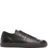 LEMAIRE Linoleum Leather Sneakers Black Maison-Kitsune Men Low-Tops