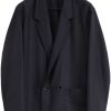 Men Blazers Maison-Kitsune LEMAIRE wool-blend Blazer Black