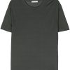 Maison-Kitsune T-Shirts Men LEMAIRE Silk Jersey T-shirt Green