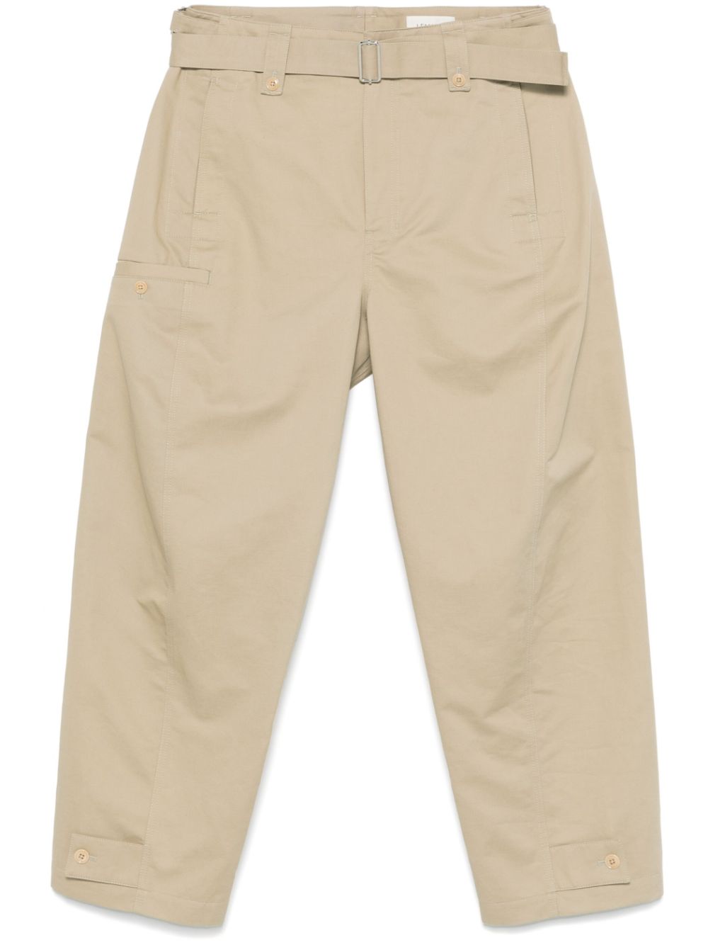 Maison-Kitsune Tapered Pants Men LEMAIRE Twisted Trousers Neutrals