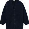 Men Cardigans Maison-Kitsune LEMAIRE high-neck Jumper Blue