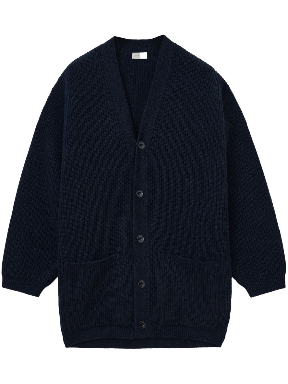 Men Cardigans Maison-Kitsune LEMAIRE high-neck Jumper Blue