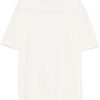 Maison-Kitsune LEMAIRE lightweight-jersey T-shirt White Men T-Shirts