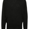 Maison-Kitsune LEMAIRE mock-neck Jumper Grey Men Knitted Sweaters