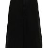 Men Denim Shorts Maison-Kitsune LEMAIRE Twisted Denim Shorts Black