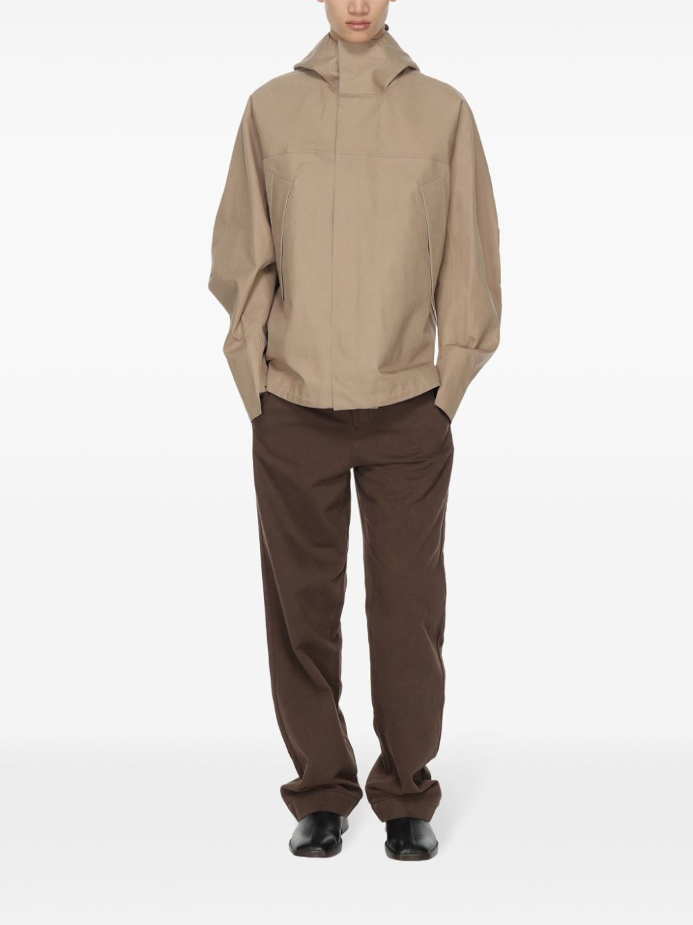 LEMAIRE Soft Technical Jacket Neutrals Men Parkas Maison-Kitsune