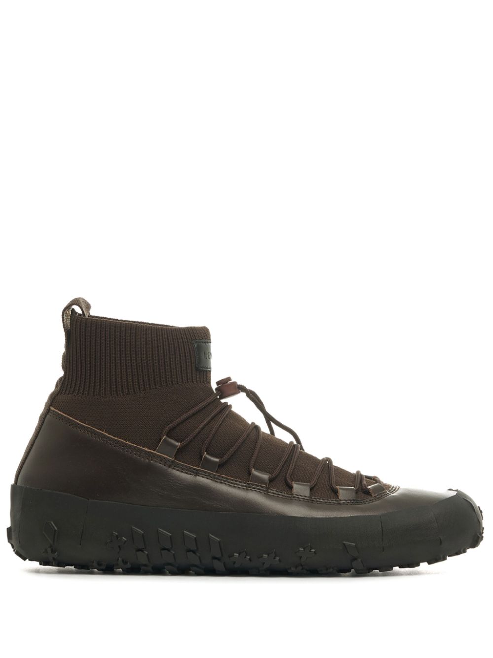 LEMAIRE Vibram Sneakers Brown Men Hi-Tops Maison-Kitsune