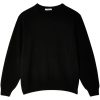 LEMAIRE crew-neck Jumper Black Men Sweatshirts Maison-Kitsune