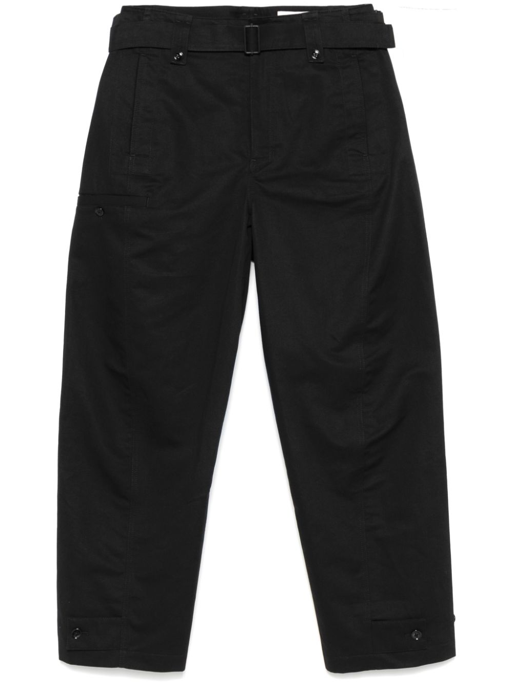 Maison-Kitsune LEMAIRE Twisted Trousers Black Men Loose Fit Pants