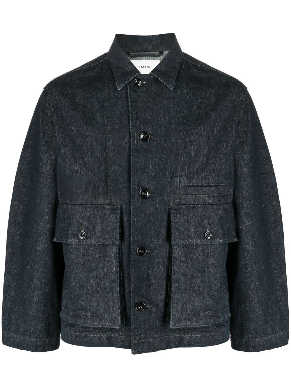 LEMAIRE Denim Shirt Jacket Blue Maison-Kitsune Men Shirt Jackets