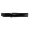 LEMAIRE square-tip Leather Belt Black Men Belts Maison-Kitsune