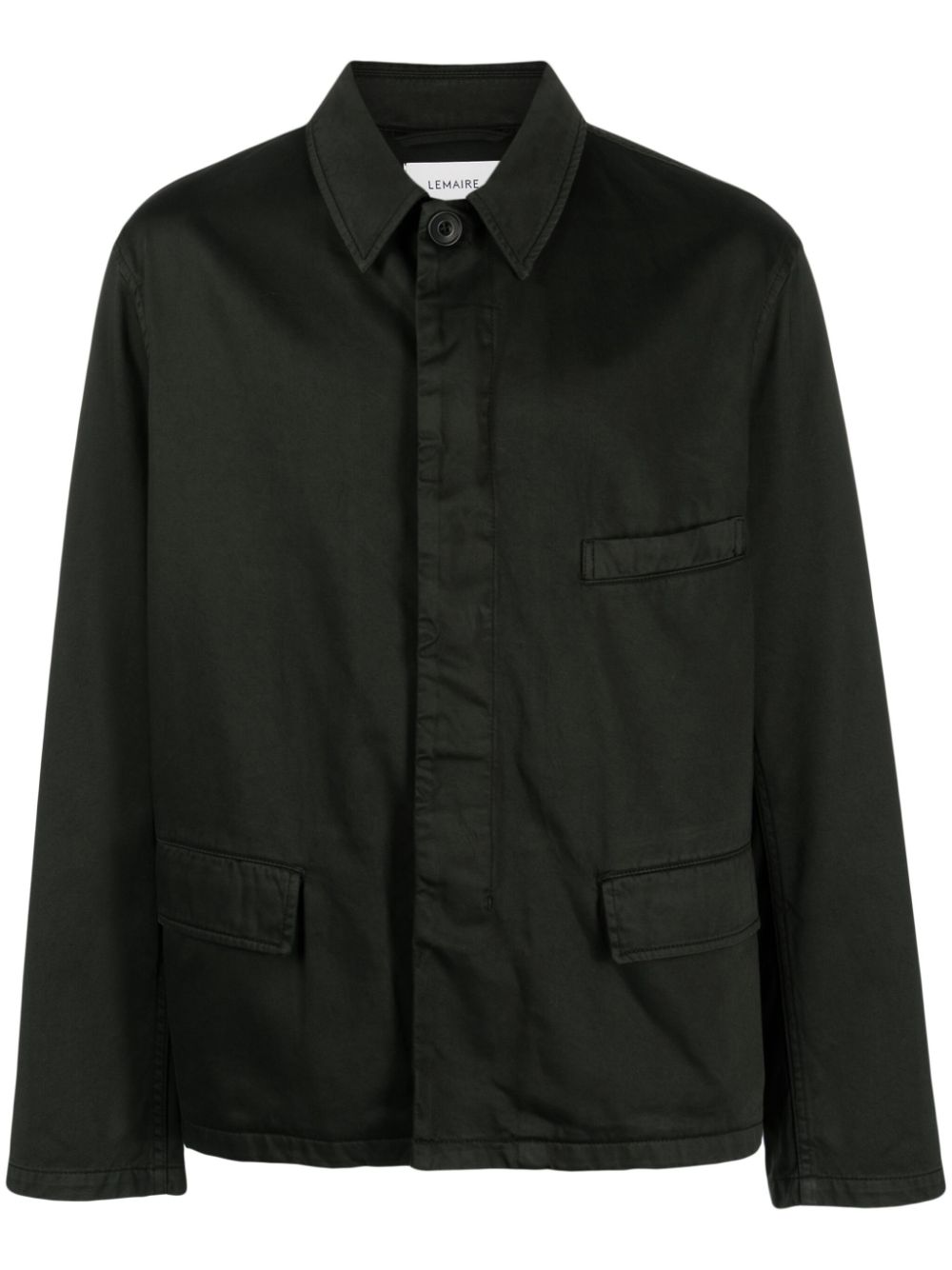 Maison-Kitsune Shirt Jackets Men LEMAIRE long-sleeve Shirt Jacket Green