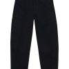 LEMAIRE Twisted Tapered Trousers Black Maison-Kitsune Men Tapered Pants