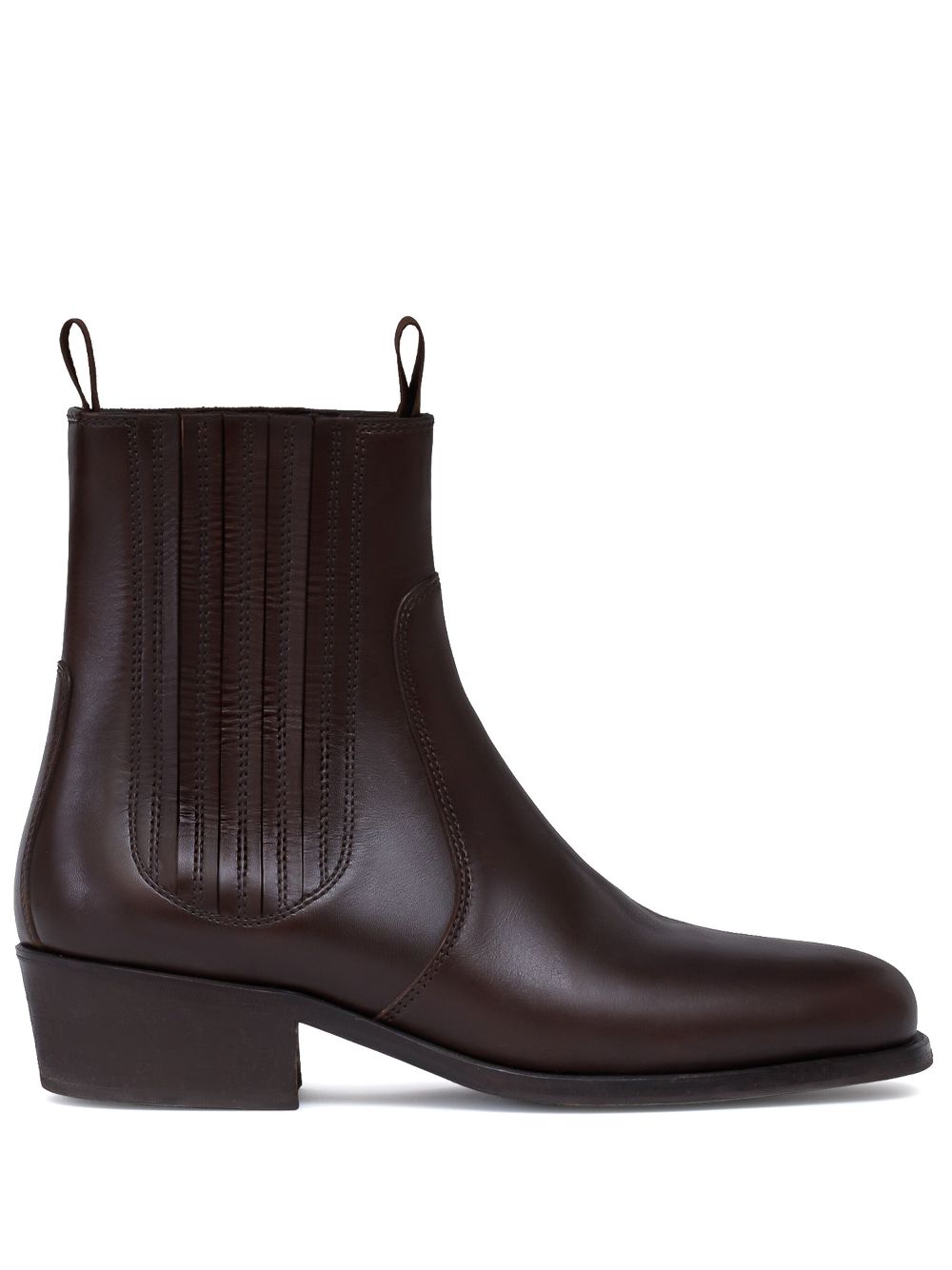 Maison-Kitsune LEMAIRE Chelsea Boots Brown Men Boots