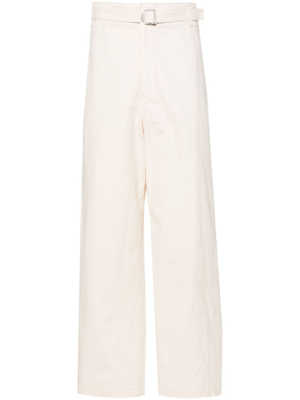 Men Regular-Fit & Straight Leg Pants Maison-Kitsune LEMAIRE mid-rise straight-leg Trousers Neutrals