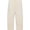 Maison-Kitsune Relaxed-Fit Jeans Men LEMAIRE High Waist Curve Pants Neutrals