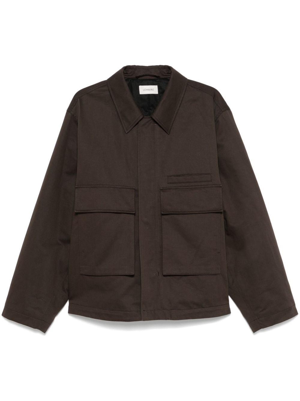 LEMAIRE 3D-pockets Jacket Brown Maison-Kitsune Men Down Jackets