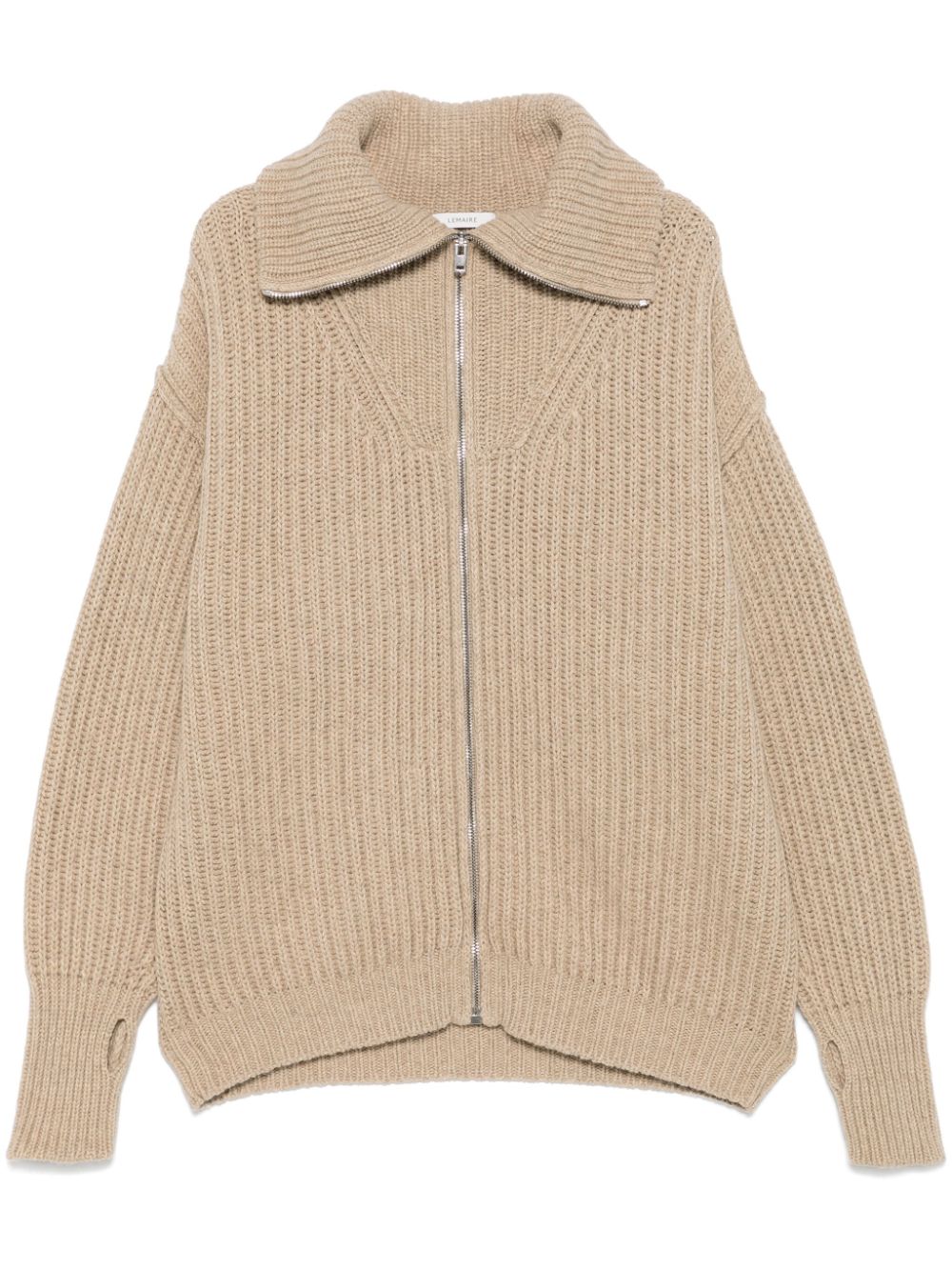 Men Cardigans Maison-Kitsune LEMAIRE ribbed-knit Cardigan Neutrals