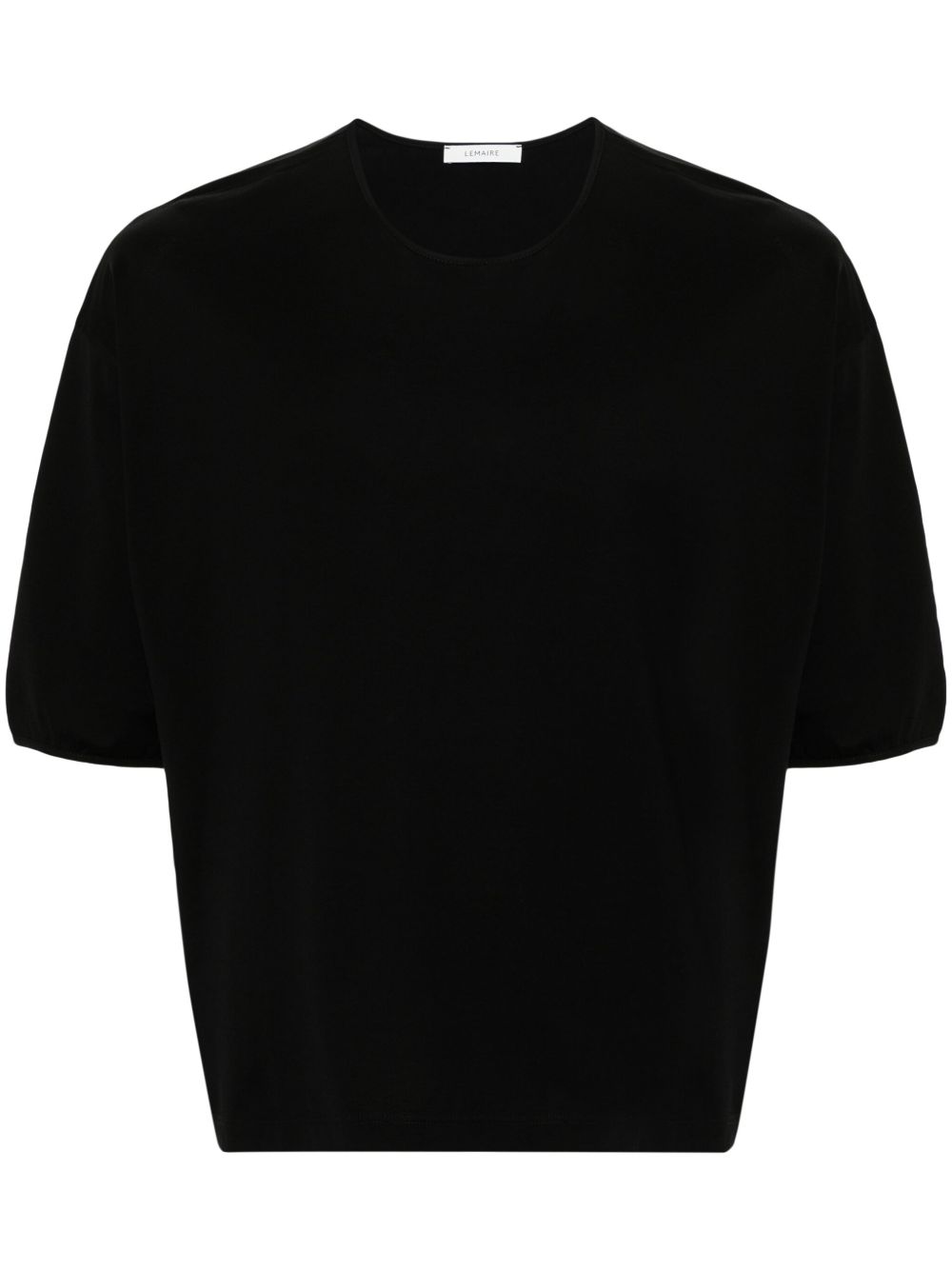 Maison-Kitsune T-Shirts Men LEMAIRE Mercerized Cotton T-shirt Black