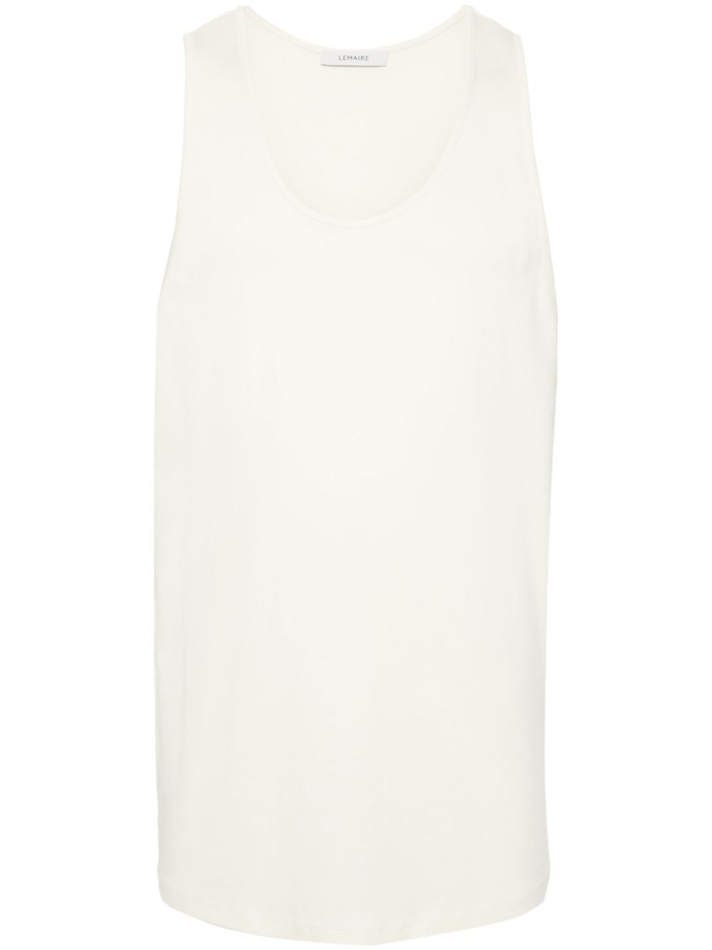 Maison-Kitsune LEMAIRE Débardeur Ribbed Top Yellow Men Vests & Tank Tops