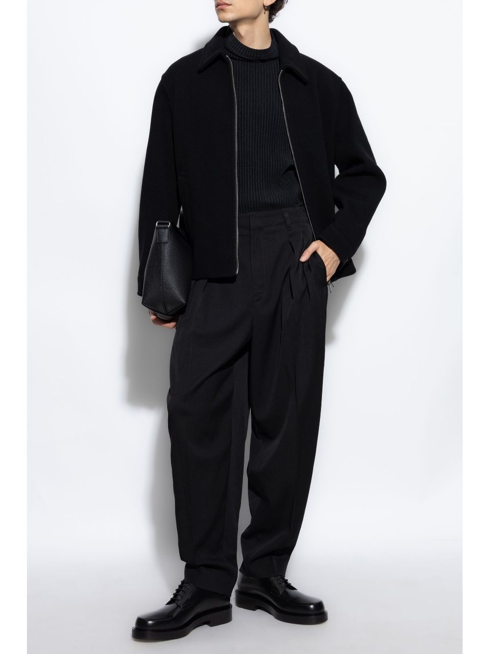 LEMAIRE pleat-detailing Tailored Trousers Men Tailored Pants Maison-Kitsune