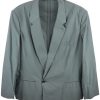 LEMAIRE single-breasted Blazer Grey Maison-Kitsune Men Blazers