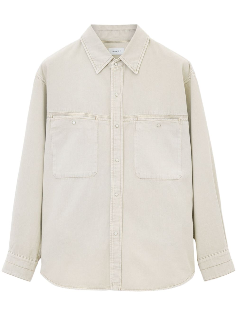 Men Shirts Maison-Kitsune LEMAIRE long-sleeve Denim Shirt Neutrals