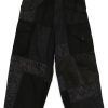 Maison-Kitsune Maharishi 5268 Upcycled M95 Cargo Pants Black Men Loose Fit Pants