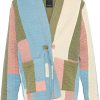 Maison-Kitsune Shirt Jackets Men Maharishi Patchwork Kimono Shirt Jacket Blue
