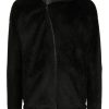 Men Hooded Jackets Maison-Kitsune Maharishi 4576 Fleece Hooded Jacket Black