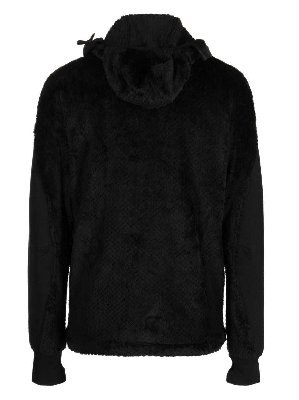 Men Hooded Jackets Maison-Kitsune Maharishi 4576 Fleece Hooded Jacket Black
