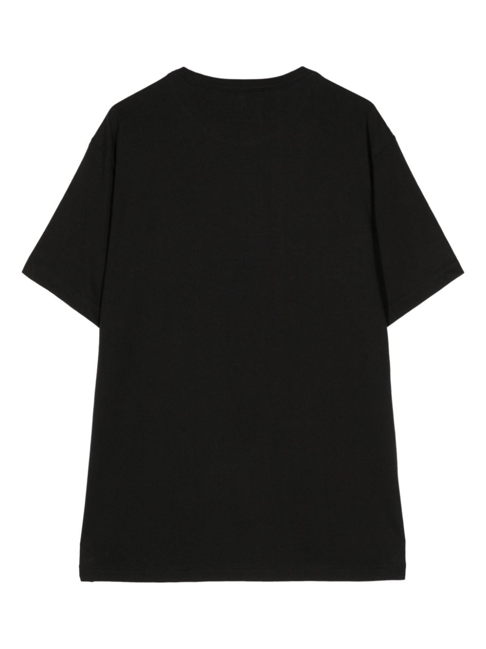 Maison-Kitsune T-Shirts Men Maharishi Tiger-embroidered Organic Cotton T-shirt Black