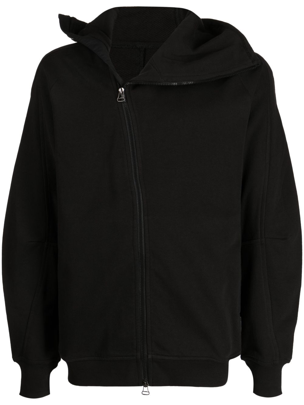 Men Hoodies Maison-Kitsune Maharishi zip-up Organic Cotton Hoodie Black