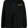Maison-Kitsune Maharishi Duality Stadium Kimono Jacket Black Men Bomber Jackets