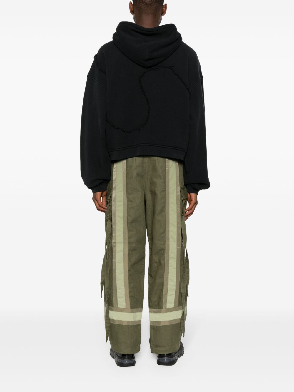 Maharishi Hi-Vis M65 wide-leg Cargo Pants Green Men Wide Leg Pants Maison-Kitsune