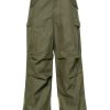 Maharishi Hi-Vis M65 wide-leg Cargo Pants Green Men Wide Leg Pants Maison-Kitsune