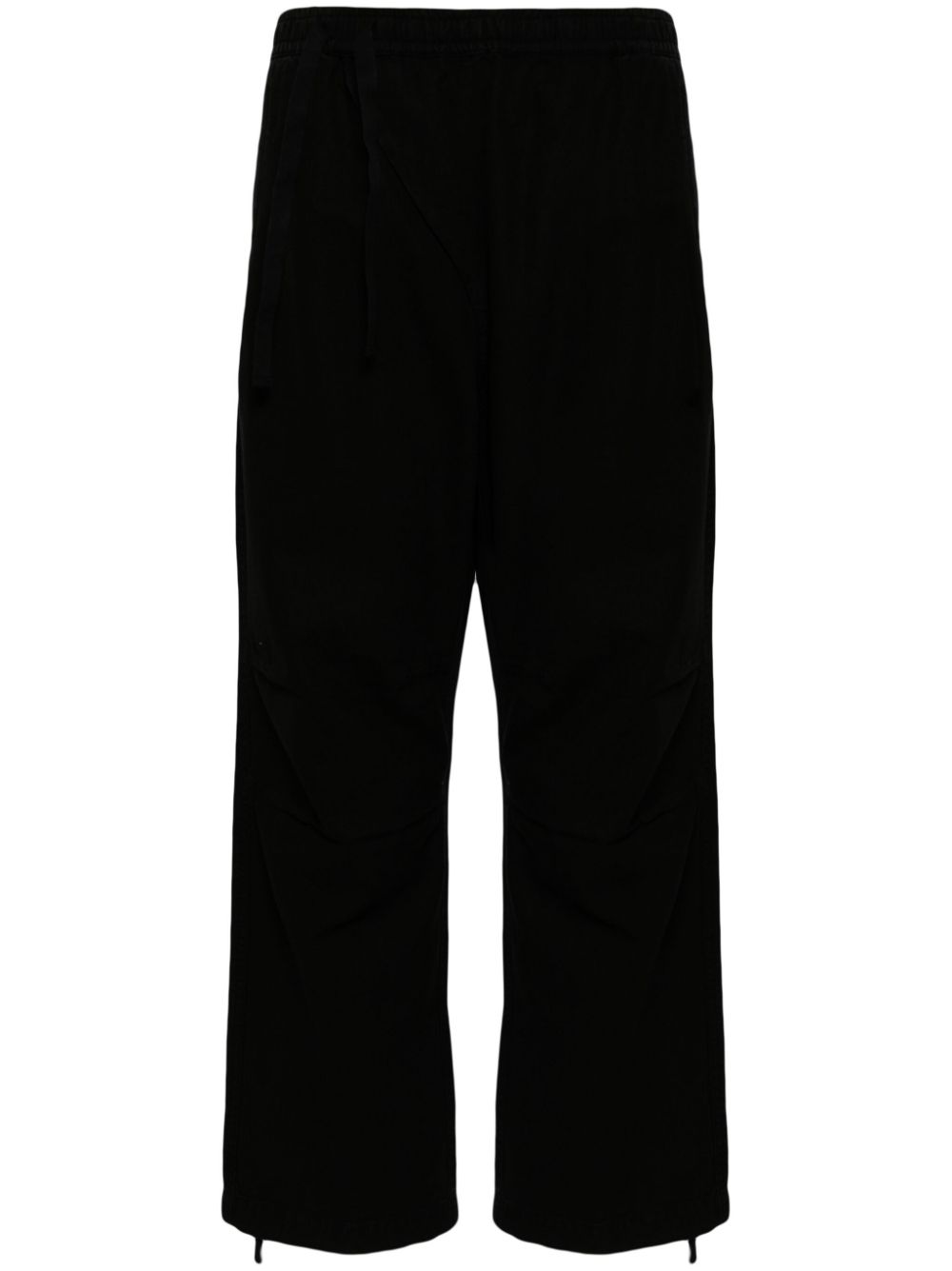 Maharishi Asym Loose Straight Trousers Black Maison-Kitsune Men Regular-Fit & Straight Leg Pants