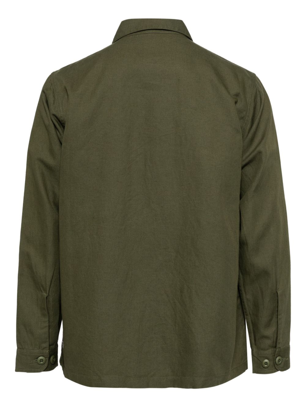 Maison-Kitsune Shirts Men Maharishi x Jean-Michel Basquiat Embroidered Trousers Green