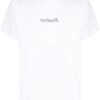 Maharishi logo-print Organic Cotton T-shirt White Men T-Shirts Maison-Kitsune