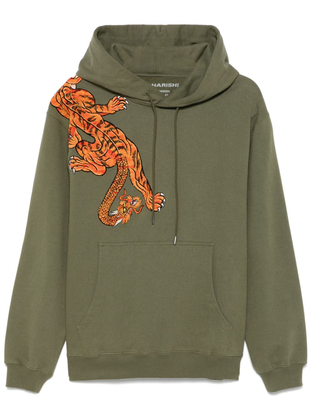 Men Hoodies Maison-Kitsune Maharishi Panther Chimera Hoodie Green