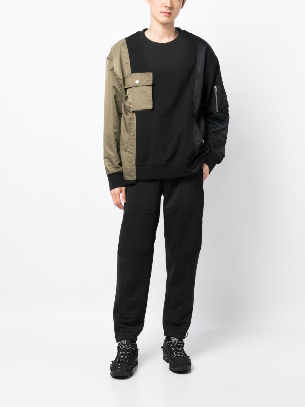 Maison-Kitsune Maharishi Polartec Power Air Track Pants Black Men Sweatpants