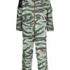 Maharishi camouflage-print zip-up Jumpsuit Green Maison-Kitsune Men Jumpsuits