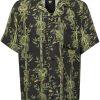 Maharishi Dragon Bamboo Shirt Black Men Shirts Maison-Kitsune