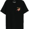 Maharishi Dragon Map T-Shirt Black Maison-Kitsune Men T-Shirts